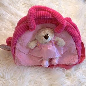 Best Buddy purse with removable teddy bear